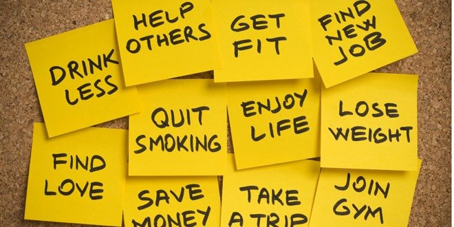 new years resolution list