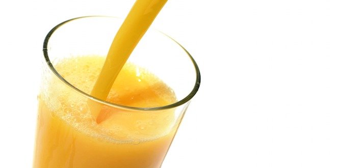 Orange Juice - Pouring into a Glass managing hypoglycemia