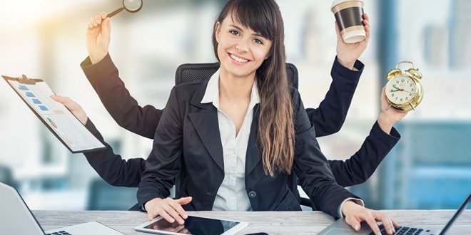 working full time