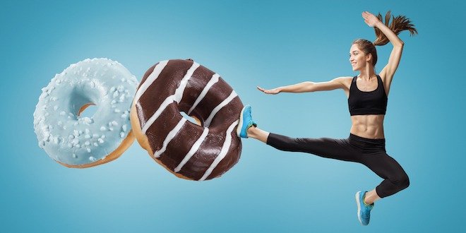 exercising off calories