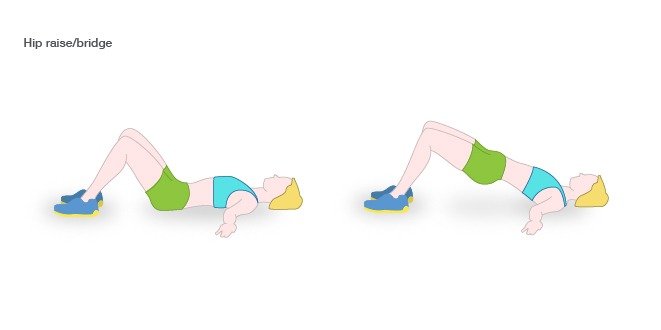 Hip Raise-100 hip raise bridge