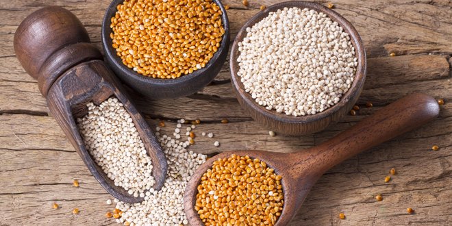 Two newer grains you should consider: quinoa and millet