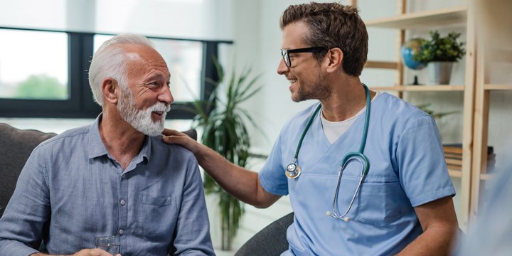 I'm glad to see you doing well! see the doctor