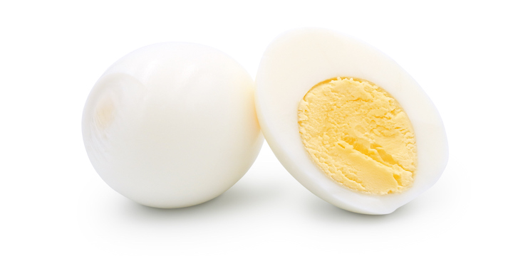 Hard boiled egg isolated on white hard boiled eggs