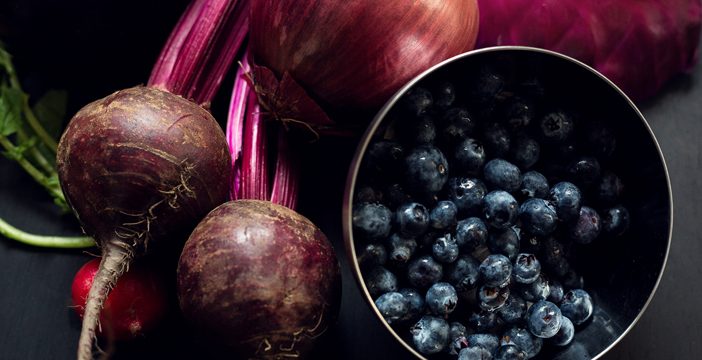 purple fruits and veggies