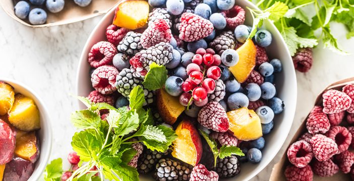 canned and frozen fruit