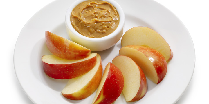 Apple Slices with Peanut Butter apple snack