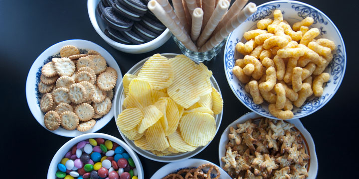 Salty snacks ultra processed foods